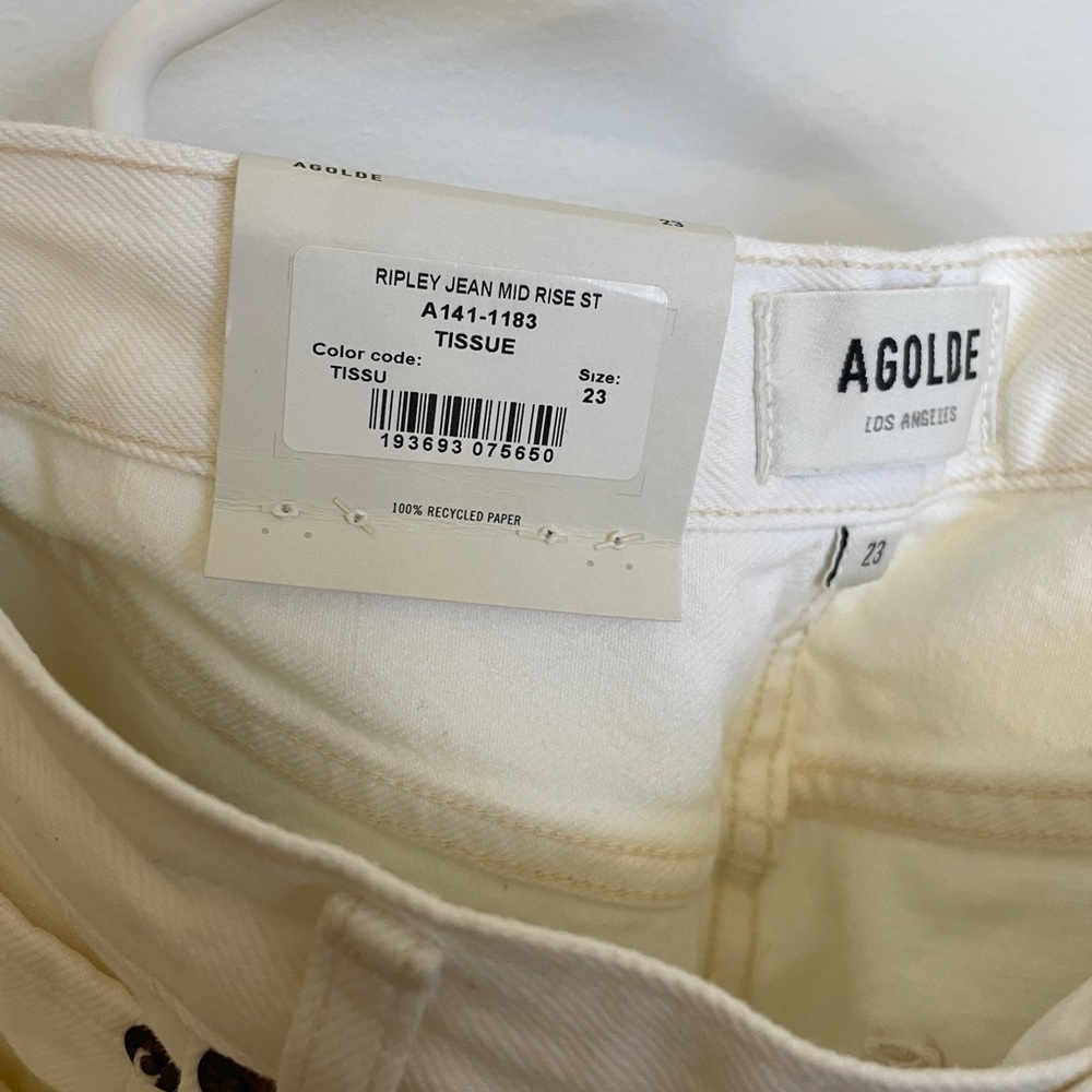 Agolde Tissue Mid Rise Jeans - Picture 2 of 2